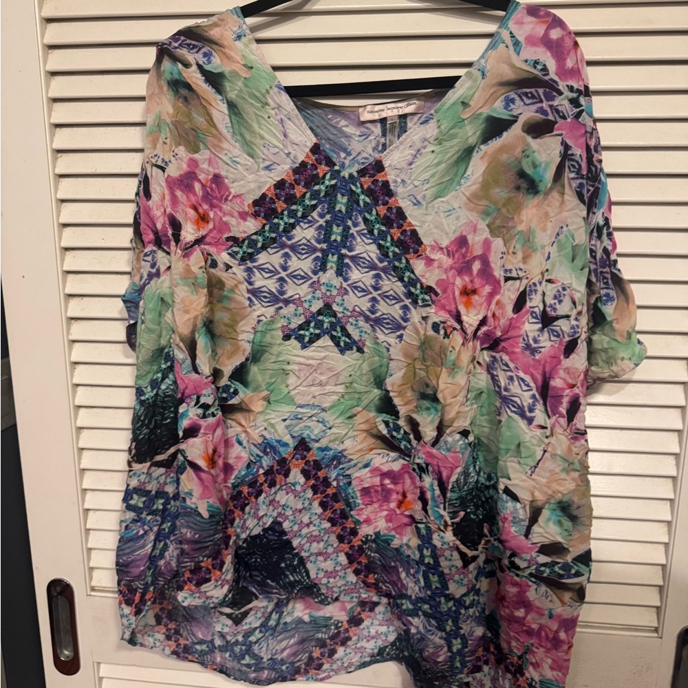 Nanette Lepore Multicolor Floral Blouse